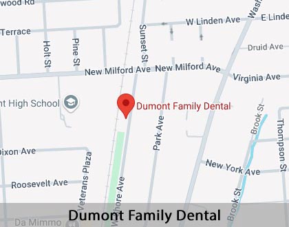 Map image for Oral Hygiene Basics in Dumont, NJ